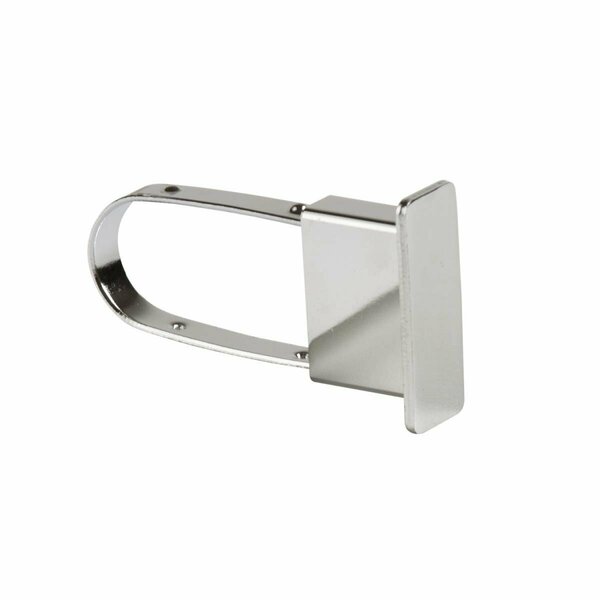 Luggage Loader Extended End Cap for 0.5 x 1.5 in. Rectangular Tubing - Chrome LU2950209